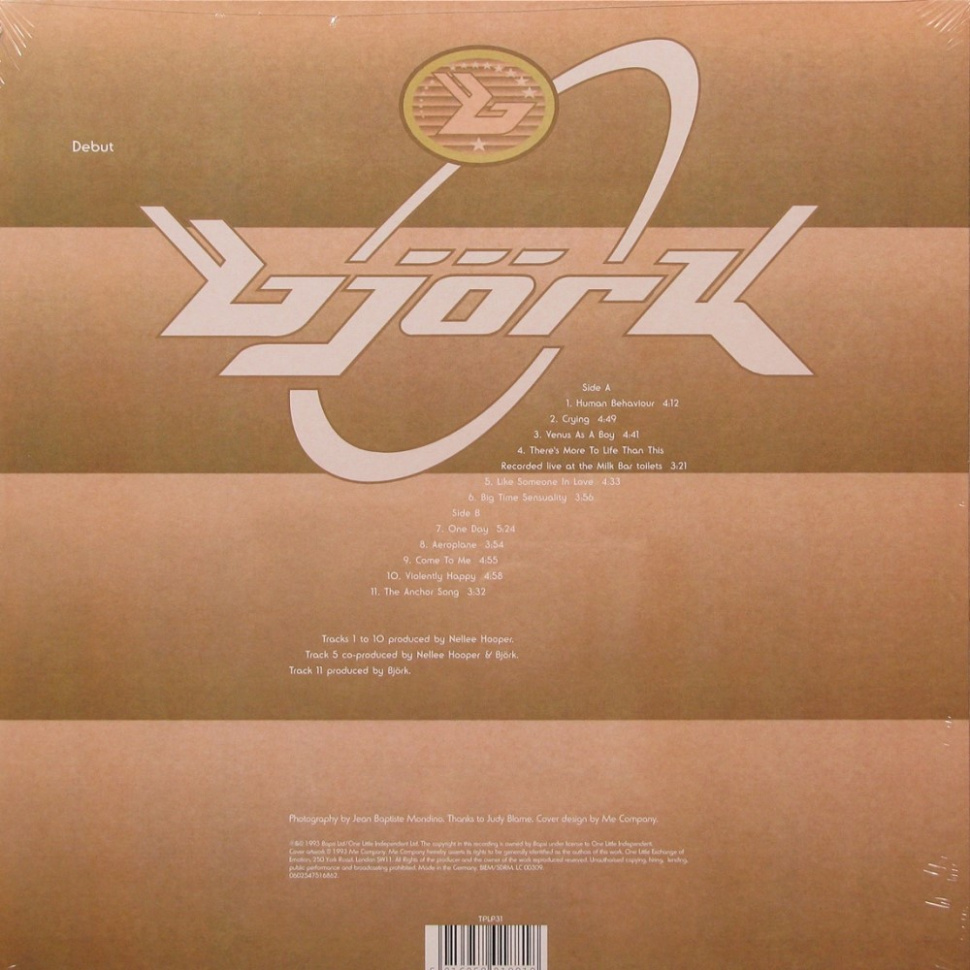 [6550] Björk - Debut (LP)