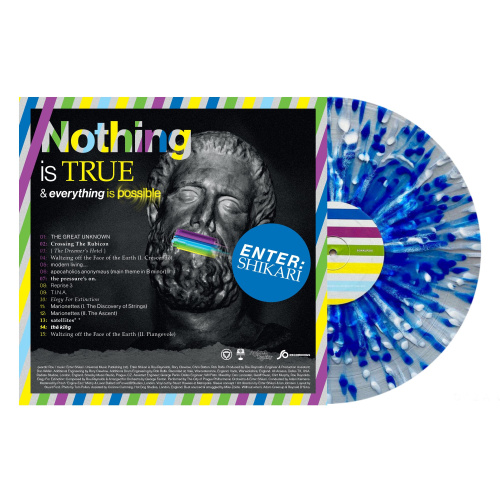 [31323] Enter Shikari - Nothing Is True & Everything Is Possible (LP | Clear w/ White & Blue Splatter)