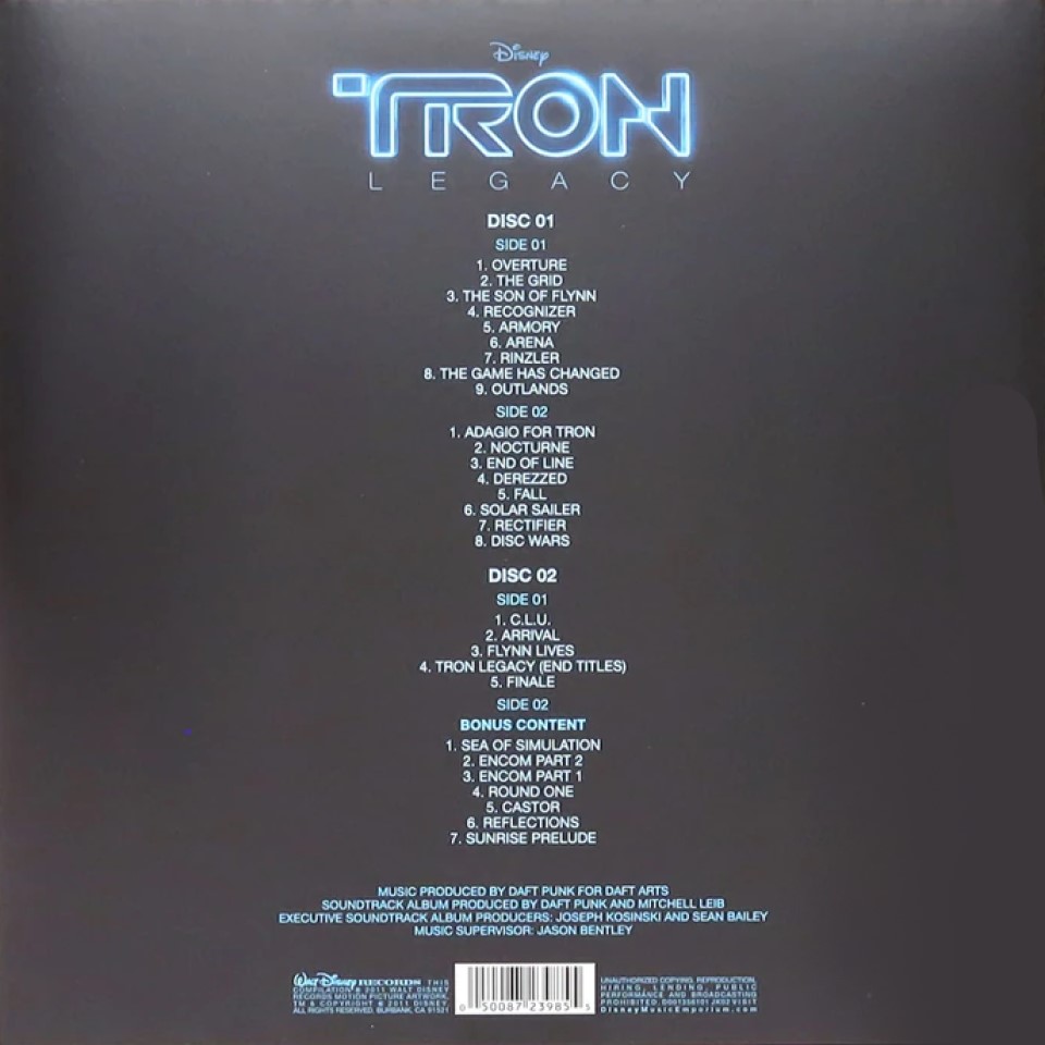[60255] Daft Punk - TRON: Legacy (2LP)