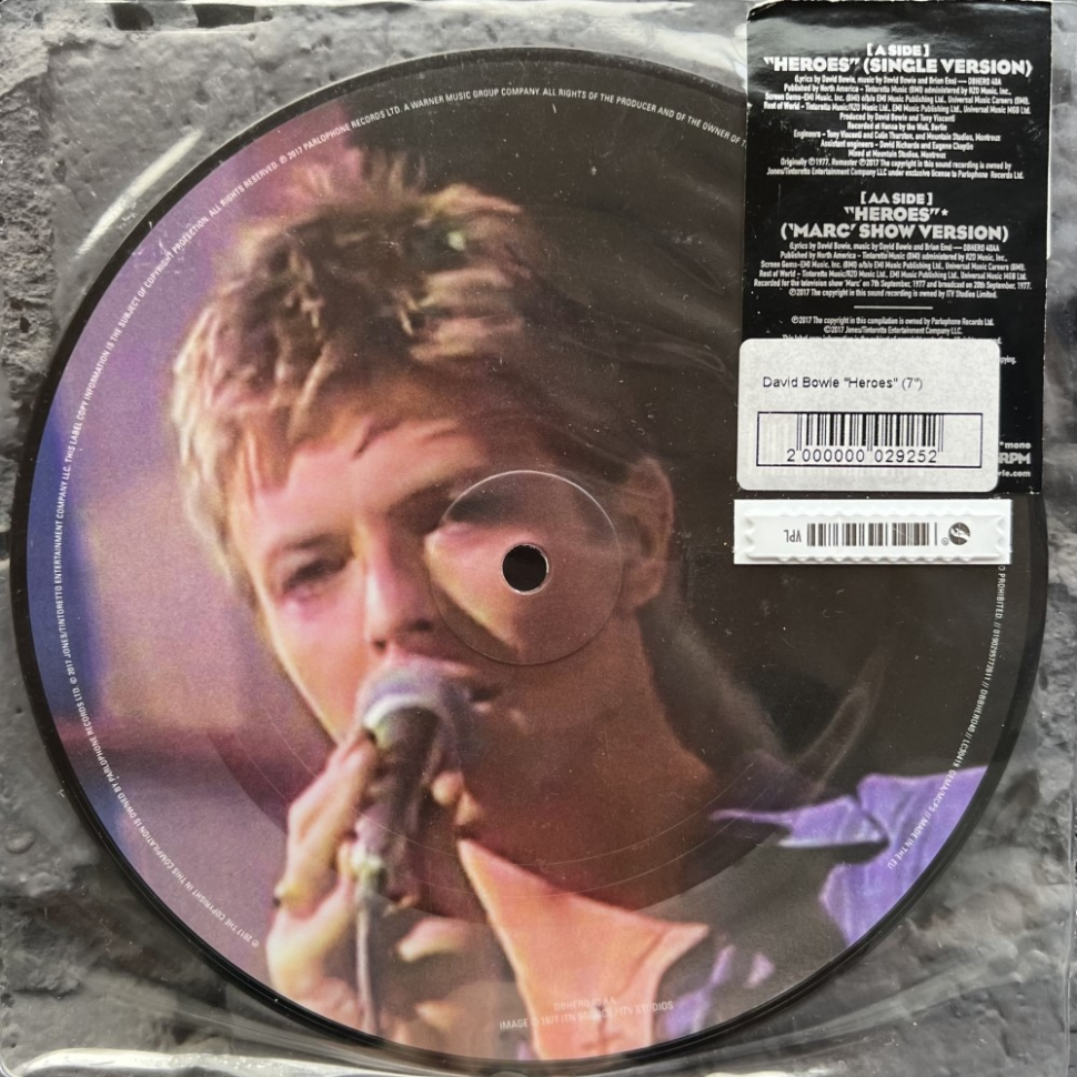 [29252] David Bowie - "Heroes" (Picture Disc, 7")