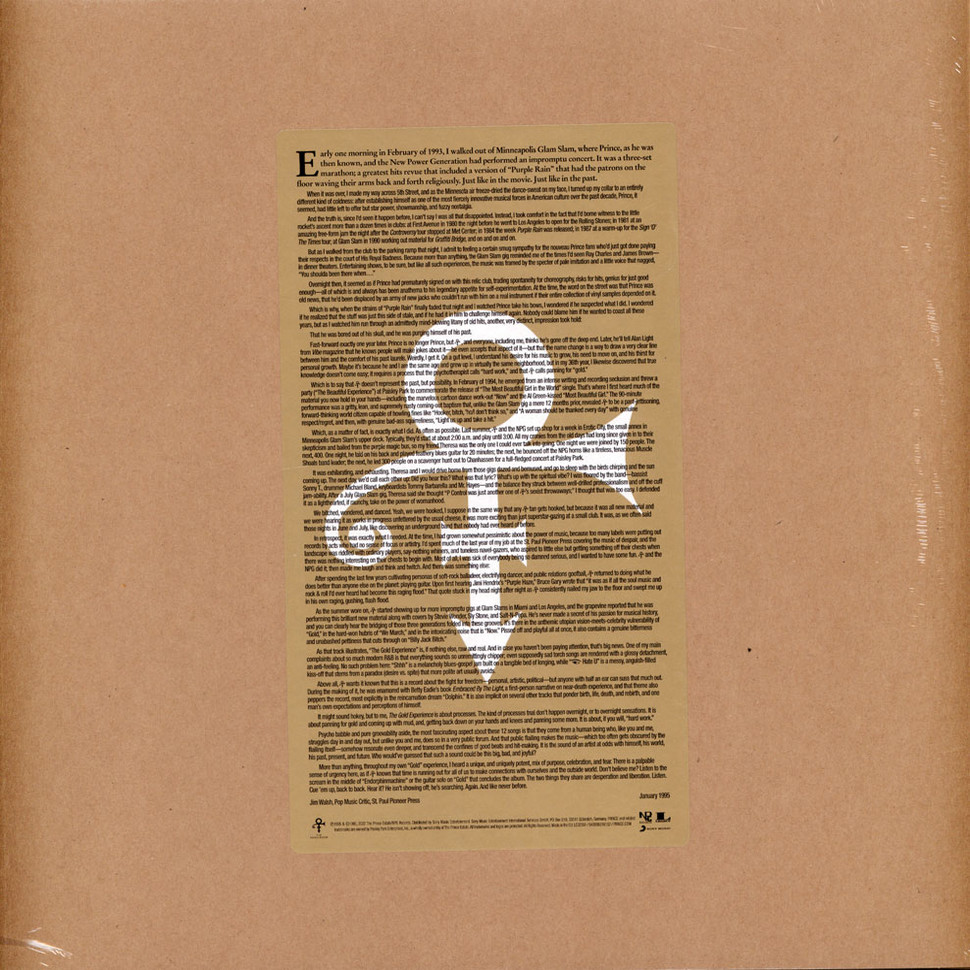 [72081] Prince - The Gold Experience (2LP | Gold)