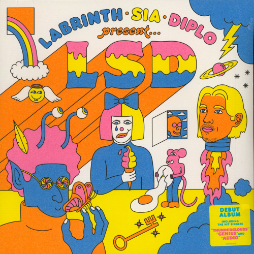 [20686] Labrinth, Sia & Diplo Present LSD - LSD (LP | Clear w/ Blue & Orange Splatter)