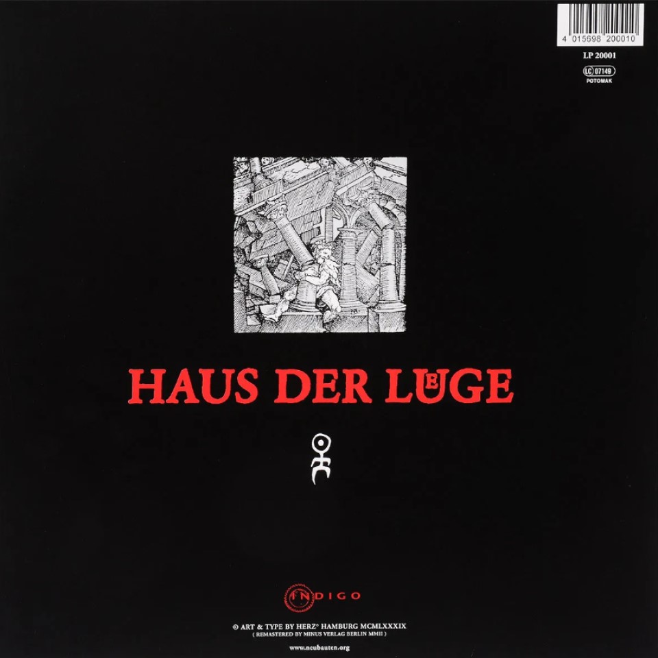 [1746] Einsturzende Neubauten - Haus Der Luege (LP)
