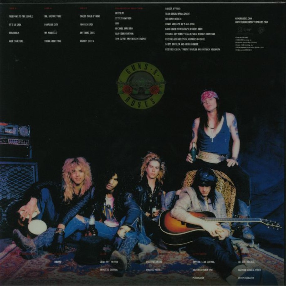 [28897] Guns N' Roses - Appetite For Destruction (2LP | Second Disk Single Sided, Hologroove Hologram)