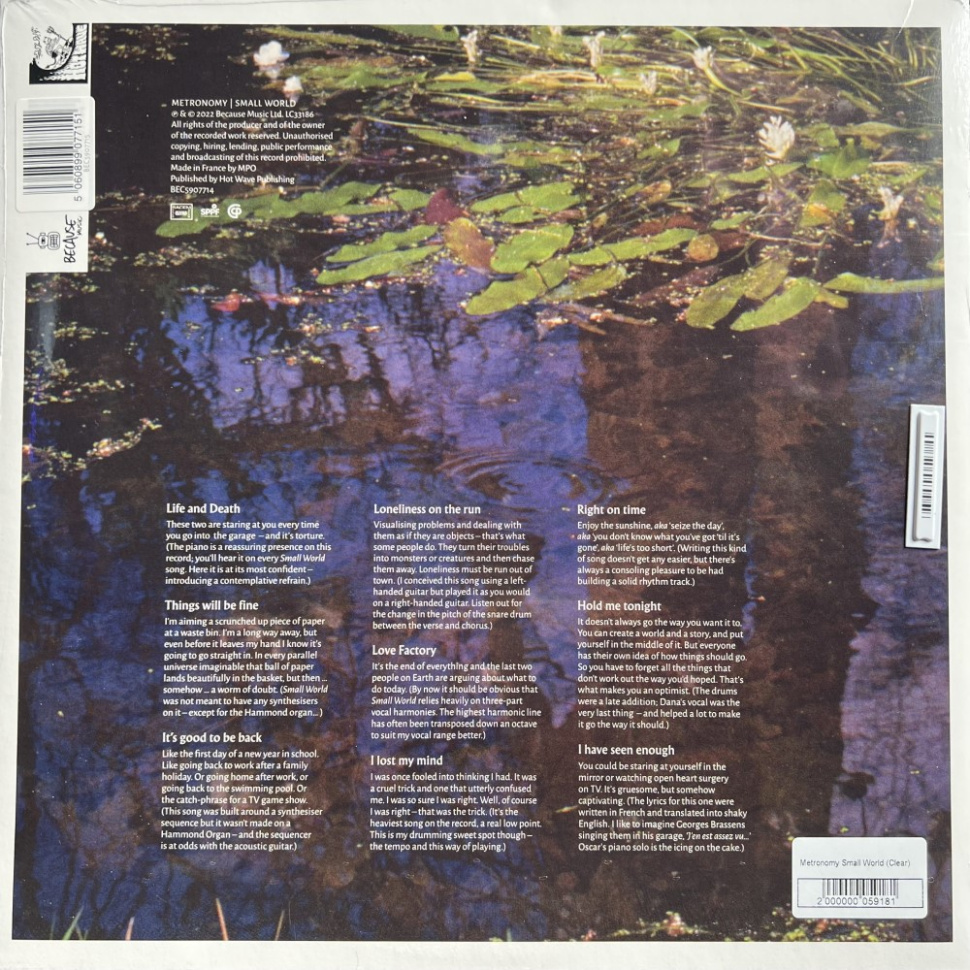 [59181] Metronomy - Small World (LP | Clear)