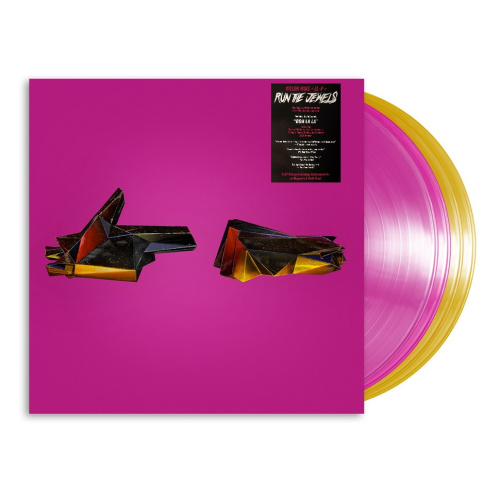 [61511] Run The Jewels - Run The Jewels 4 (Deluxe) (4LP | Translucent Neon Magenta + Gold Metallic)