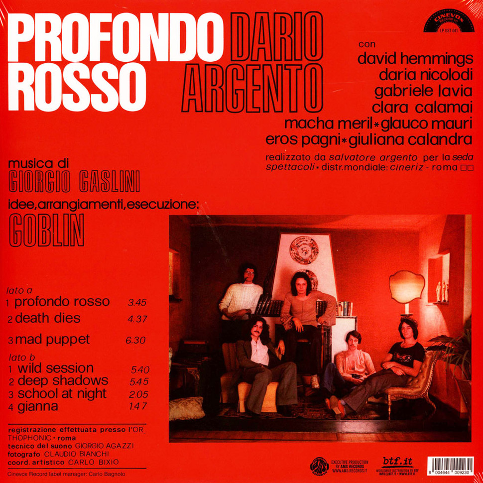 [71992] OST - Profondo Rosso (LP | Purple)
