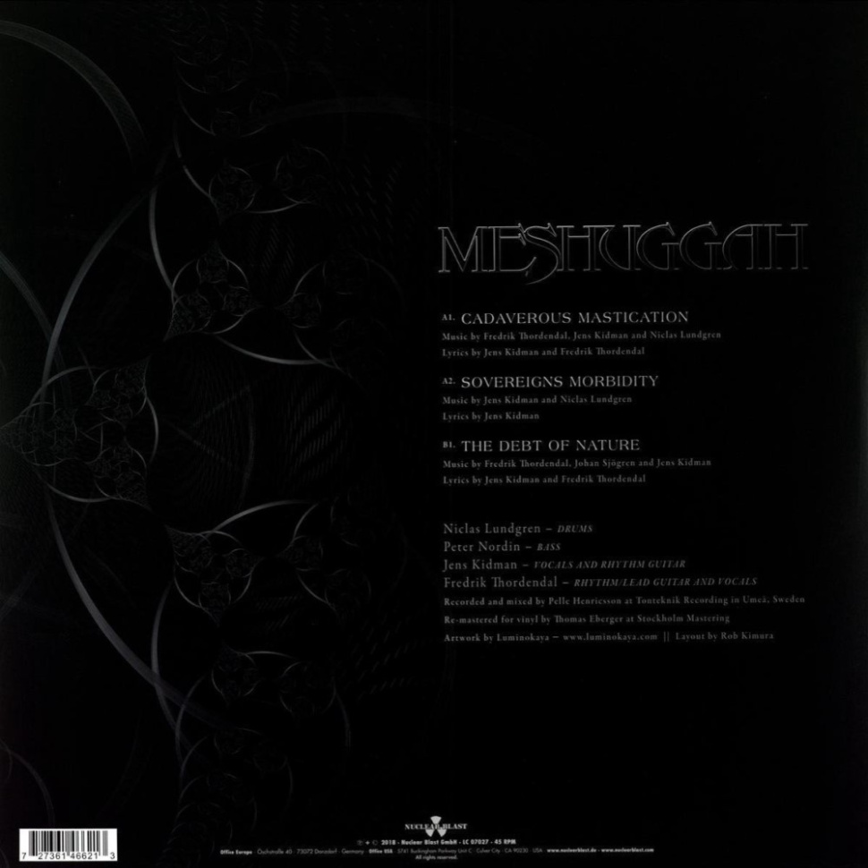 [56043] Meshuggah - Meshuggah (12")