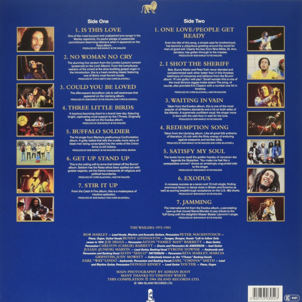 [31958] Bob Marley & The Wailers - Legend - The Best Of Bob Marley And The Wailers (LP)