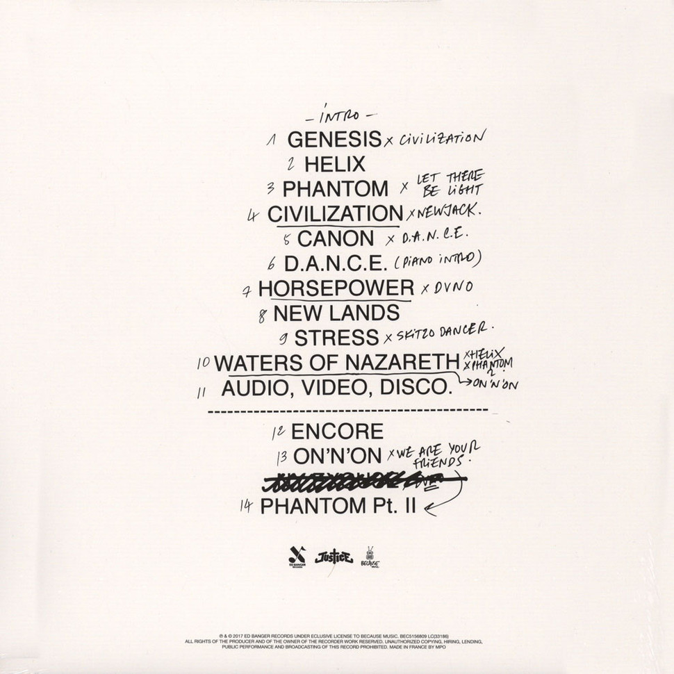 [33785] Justice - Access All Arenas (2LP + CD)