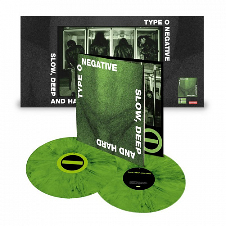 [51079] Type O Negative - Slow, Deep And Hard (2LP | Green Black Mixed)