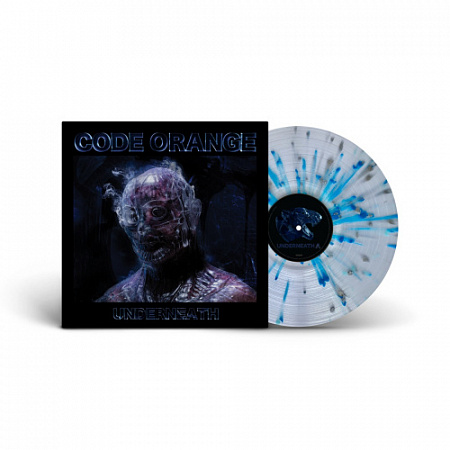 [39893] Code Orange - Underneath (LP | Transparent w/ Opaque Blue and Silver Splatter)